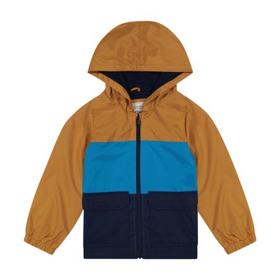 Carter's Boys' Rainslicker Rain Coat, Camel, 7