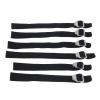 6pcs Shin Guard Replacement Straps Catcher Shin Guard Straps with Rustproof Metal Buckles for Baseball Leg Guard Straps view 1