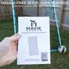 MAVIK Volleyball Rebounder Net - Large 7x4ft Adjustable Volleyball Training Equipment Aid - Gift for Girls, Boys, Kids - Multi Sport Trainer for Lacrosse, Soccer, Baseball, Softball view 2