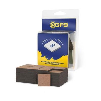 Gale Force Nine Square Bases - 25mm