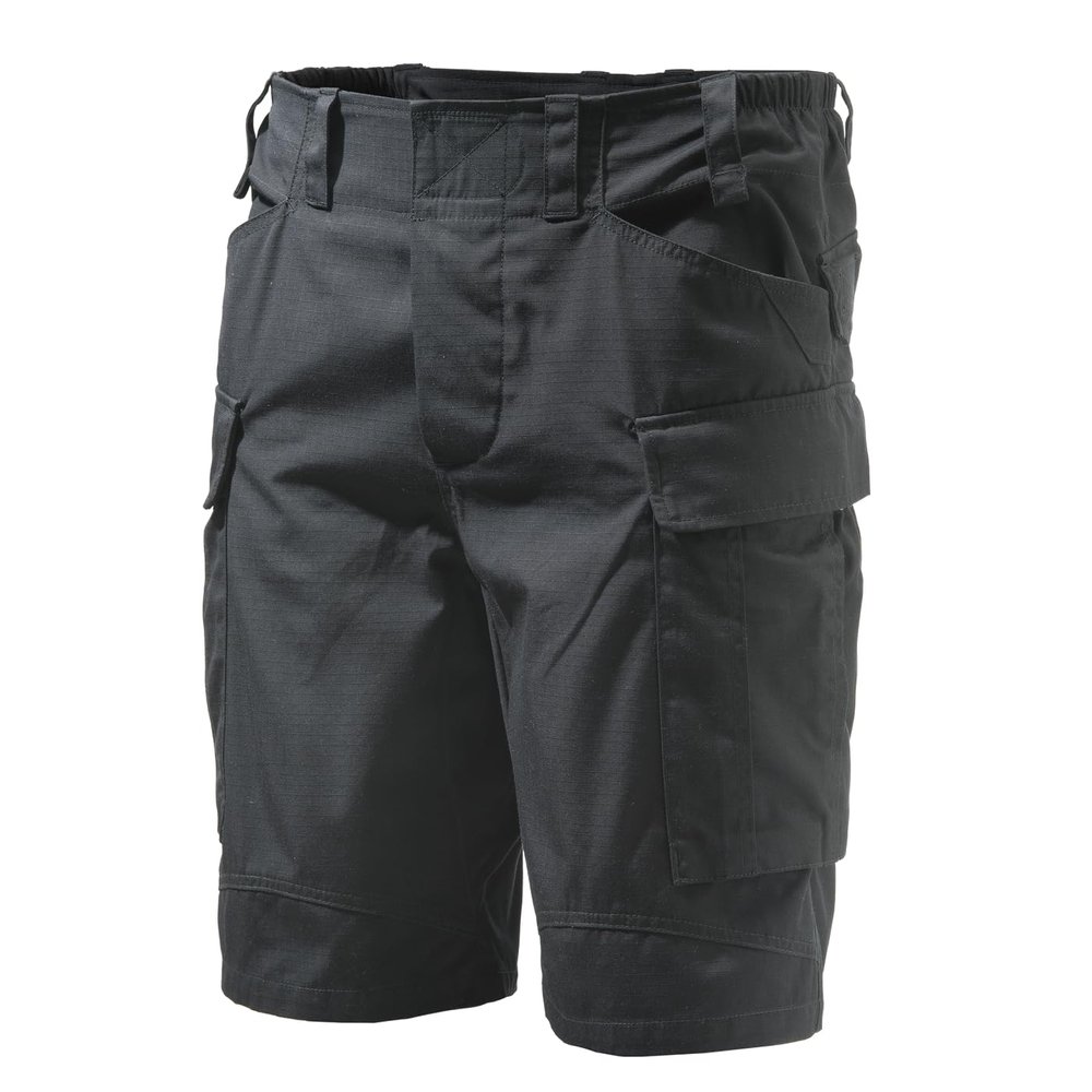 Beretta BDU Field Shorts | Lightweight, Elastic Waist, Large Pockets, Durable & Functional | Men's Cargo Shorts | Black, XL