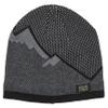 Polar Extreme Men's Sherpa-Lined Knit Winter Hat Warm, Durable, One Size Fits Most - Black Mountain view 1