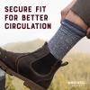 MERIWOOL 3 Pairs Merino Wool Midweight Hiking Crew Socks for Men and Women with Snug Calves Moisture-Wicking Cushioned Socks view 2