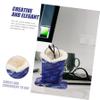 3pcs Leather Spectacle Holder Eyeglass Base Glasses Holder Fashion Glasses Plush Womans Sunglasses Trendy Eyeglasses Eyeglass Holder Mens Nightstand Women's Case Desktop/655 view 4
