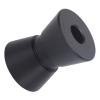 Acouto Shock Absorption Boat Tra Bow Roller 40x49mm Boat Tra Bell Roller for Yacht Trailers Bow Bell Roller for Enhanced Ion view 2