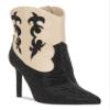 INC Womens Embellished Cowboy, Western Boots Black-Ivory 6.5 Medium (B,M) view 1