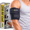 BLITZU Bicep Tendonitis Brace, Upper Arm Wrap, Tricep Compression Sleeve Support Bands for Men and Women with 2 Adjustable Straps, Pain Relief for Muscle Strains Recovery & Inflammation Black L-XL view 1