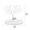 BABETRUE Jewelry Holders Jewelry Display Stand Deer Horn Stand Jewelry Display Stand Pendant Earrings Necklace Display Stand with Tray Jewelry Stand Jewelry Organizer Stand(Black) view 2
