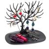 BABETRUE Jewelry Holders Jewelry Display Stand Deer Horn Stand Jewelry Display Stand Pendant Earrings Necklace Display Stand with Tray Jewelry Stand Jewelry Organizer Stand(Black) view 4
