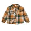 YOURUIKEY Girls Long Sleeve Flannel Shirts Button Down Plaid Jackets Collared Pockets Blouses Tops Fall Winter Clothes 13-14 Yellow view 1