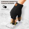 CHENMEI Winter Gloves for Men Women-Warm TouchScreen Cold Weather Gloves,Wool Knit Thermal Adults Gloves for Driving Texting view 3