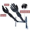 AErosx Wall Mounted Martial Arts Spring Pile Device, Multifunction Hand Shape Plastic Man Training Target for a Wide Range of Boxing Styles, Simple Wing Chun Dummy Training Equipment view 4