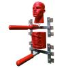 AErosx Kungfu Training Dummy, Wall Mounted Wing Chun Dummy Training Equipment, Wooden Dummy Arms + Silicone Sandbag, Suitable for a Wide Range of Sports view 1