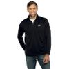 Vantage Apparel Men's Collegiate Micro Mesh Performance Black 1/4 Zip Pullover, Virginia Tech Hokies, Black, 4X-Large view 1