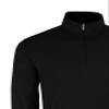 Vantage Apparel Men's Collegiate Micro Mesh Performance Black 1/4 Zip Pullover, Virginia Tech Hokies, Black, 4X-Large view 3