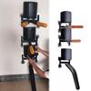 AErosx Wing Chun Wooden Dummy Stand with 3Pcs Wooden Arms&1 Leg, Simple Fighting Dummy Trainer Wall Mount, Freestanding Mook Yan Jong for Martial Arts, for Multisport view 1