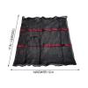 FSDIYU Trampoline Safety Net Replacement, Trampoline Enclosure Surround Netting, Safety Net for 55 inch UV Resistant Tear Resistant Trampolines Outdoor,Diameter 140 cm / 55 inch,Black view 2