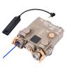 Nylon DL-A2 Box Aiming Laser Sights(with Blue Laser+IR Laser+Flashlight&Mount),& M300A Strong LED White Flashlight,& Modular Dual Wire Remote Pressure Switch(SF+2.5 Plug) Combo,Tan view 3