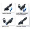 HATSEN Tactical M600c White LED Flashlight, 600 Lumens Super Bright Weapon Light, with Remote Wire Dual Pressure Switch(SF Plug), Fit 20mm Rail, Black view 2
