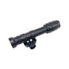 HATSEN Tactical M600c White LED Flashlight, 600 Lumens Super Bright Weapon Light, with Remote Wire Dual Pressure Switch(SF Plug), Fit 20mm Rail, Black view 3
