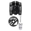 BUCKLOS Skull 31.8mm MTB Stem 35mm Mountain Bike Handlebars Short Stems & Black Aluminium Alloy Headset Top Cap and Expander Plug view 1