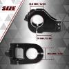BUCKLOS Skull 31.8mm MTB Stem 35mm Mountain Bike Handlebars Short Stems & Black Aluminium Alloy Headset Top Cap and Expander Plug view 2