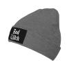 Bad Witch Hat Acrylic Knit Cuffed Beanie Funny Winter Hat for Men Women Deep Heather view 2