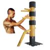 AErosx Wing Chun Dummy Trainer, Wooden Dummy with Rugged Base, Freestanding Standing Chinese Kong Fu Training Tool, Indoor Outdoor Use for Kung Fu Lovers(High160cm/62.9in) view 1