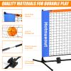 Hotnueout 5FT Small Mini Pickleball Net Set - Quick Setup Indoor/Outdoor Portable Practice Net, Net Small Equipment Training Net view 2