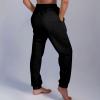 Jogger Sweatpants Women Baggy Comfy Elastic High Waisted Fleece Sweatpants Wide Leg High Waist Sweatpants Jogger Sweatpants Workout Fleece Sweat Pants Cotton Lounge Soft Pajama Pants with Pockets view 3
