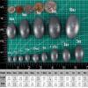 Alwonder Egg Sinkers Fishing Weights, Oval Lead Fishing Weights Sinkers Bass Fishing Casting Egg Sinker Saltwater Freshwater Tackle 1/2oz view 2