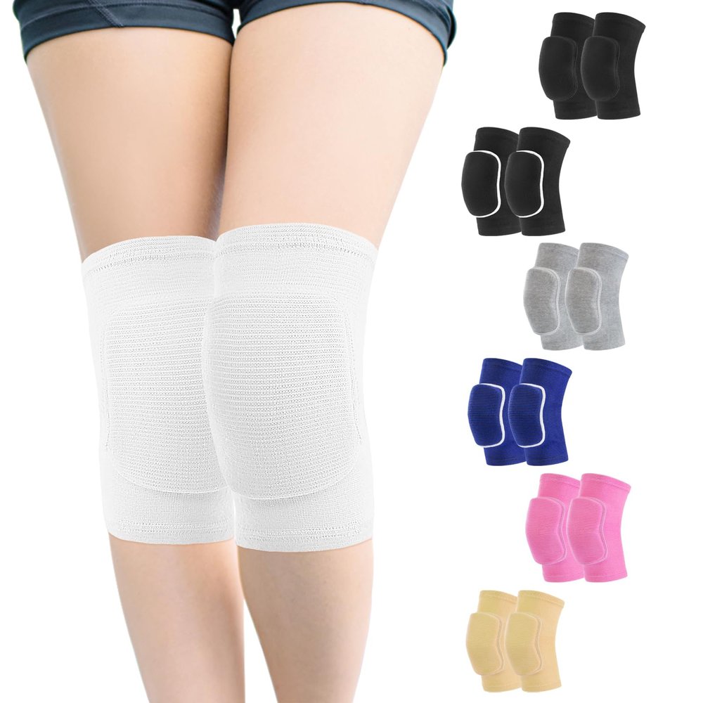 HISFFOG Volleyball Knee Pads for Women, Men, Youth, Girls, Kids, Knee brace for Volleyball Basketball Football Dance Yoga Tennis Running Cycling Workout Climbing Wrestling