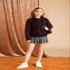 Red Cardigan Girls Long Sleeve School Uniform Knit Sweater Size 10-12 Kids Fall Jacket view 2
