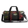 Gym Bags Small Holly Berry Branches Duffel Bag Overnight Bag with Shoe Compartment Carryon Bag for Men Women view 1
