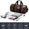 Gym Bags Small Holly Berry Branches Duffel Bag Overnight Bag with Shoe Compartment Carryon Bag for Men Women view 4