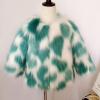 Toddler Baby Girls Shaggy Faux Fur Coat Jacket Fuzzy Cute Warm Winter Kids Clothes Fluffy (Mint Green, 12-18 Months) view 2