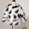 Toddler Baby Girls Shaggy Faux Fur Coat Jacket Fuzzy Cute Warm Winter Kids Clothes Fluffy Thick Thick (Black, 4-5 Years) view 3