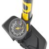 GIYO Gauge Steel Floor Pump Yellow Height: 24.4 inches (620 mm) Max Air Pressure: 160 psi Compatible Valves: UK, US, and French view 2