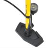 GIYO Gauge Steel Floor Pump Yellow Height: 24.4 inches (620 mm) Max Air Pressure: 160 psi Compatible Valves: UK, US, and French view 3