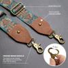 Purse Strap, 2"Cowhide Head Wide Shoulder Strap Adjustable Replacement,Retro Personalized Printing Multi-pattern Crossbody Bag Straps for Handbag,Crossbody Bags,Shoulder Bags(Bohemian style) view 3