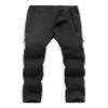 Gash Hao Mens Waterproof Ski Snow Pants Hiking Softshell Cargo Fleece Lined Warm Insulated Outdoor Fishing Pants620BLACK 30X28 view 1