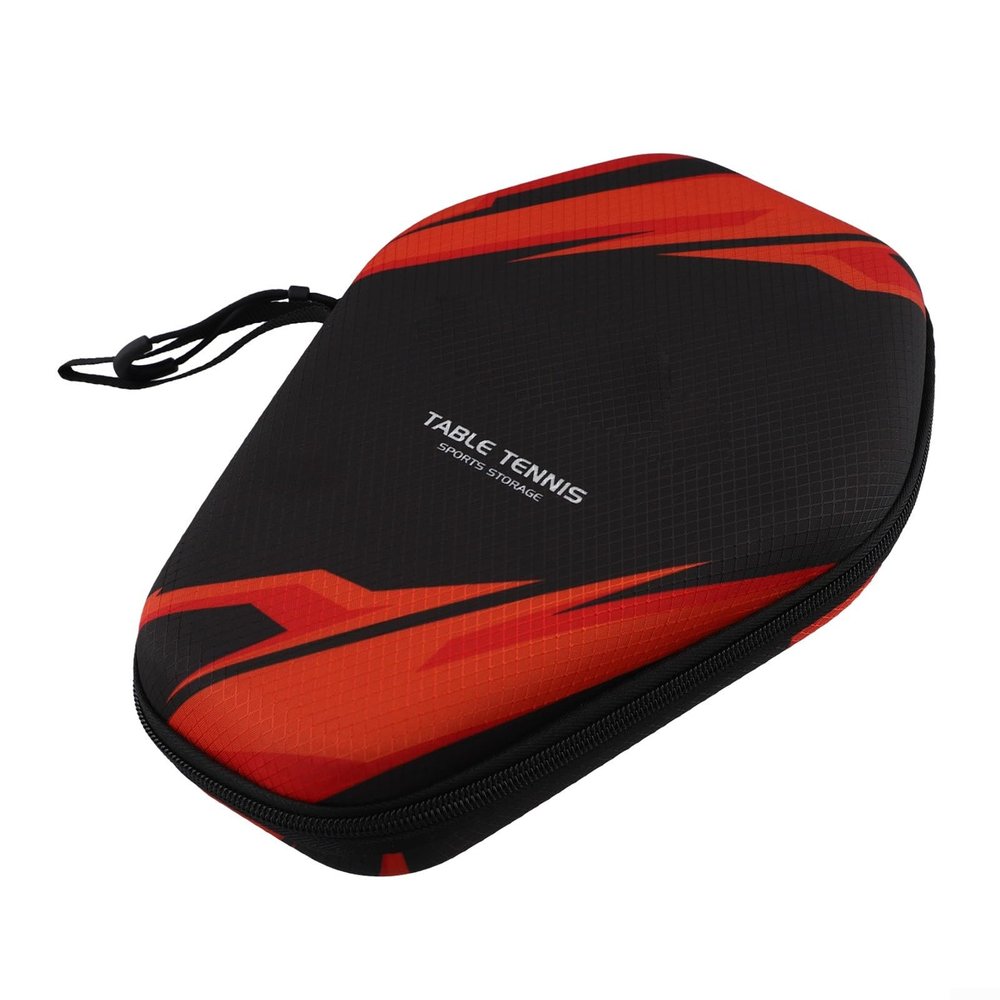 CookiBlend Hard Shell Table Tennis Racket Bag Paddle Case Storage Box with Hand Strap for 2 Paddles or 1 Paddle with 2 Balls(PB005-A model)