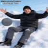 Gash Hao Mens Snow Ski Pants Waterproof Insulated Softshell Grey 40x32 view 3