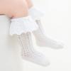 BLULILY 1 Pair Baby Socks Spring Girls Thin Soft & Breathable Cotton Tube Socks Boneless Floor Socks view 3