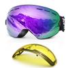 EXP VISION Snowboard Ski Goggles Men Women Youth, Anti Fog OTG Winter Snow Goggles Spherical Detachable Lens view 1
