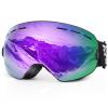 EXP VISION Snowboard Ski Goggles Men Women Youth, Anti Fog OTG Winter Snow Goggles Spherical Detachable Lens view 2