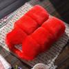 Winter Coats for Toddler Baby Girls Faux Fur Vest Winter Warm Coat Jacket Cute Thick Furry Kids Vest (Red, 3 Years) view 3