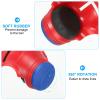 PATIKIL Golf Ball Marker Stencil 360 Degree Triple Track Golf Ball Alignment Marking Tool Line Drawing Marker with Marker Pens for Men Women, Red/Blue view 3
