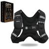 ZUETK Weighted Vest, 6lb/8lb/12lb/16lb/20lb/25lb/30lb Weight Vest with Reflective Stripe, Weighted Vest for Men Women Workout Equipment for Strength Training, Running, Jogging, Fitness, Weight Loss view 1