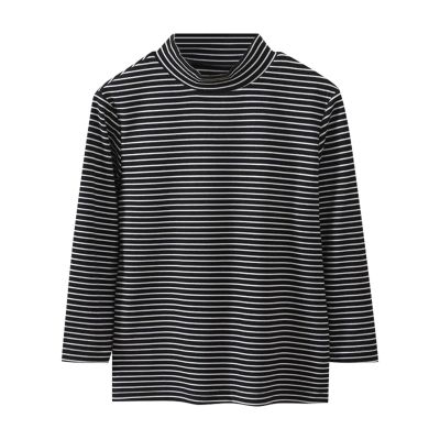 Kids Thermal Shirt Little Boys Girls Long Sleeve Tee Shirts Soft Turtleneck Layering Pullover Boys (Black, 15-16 Years)